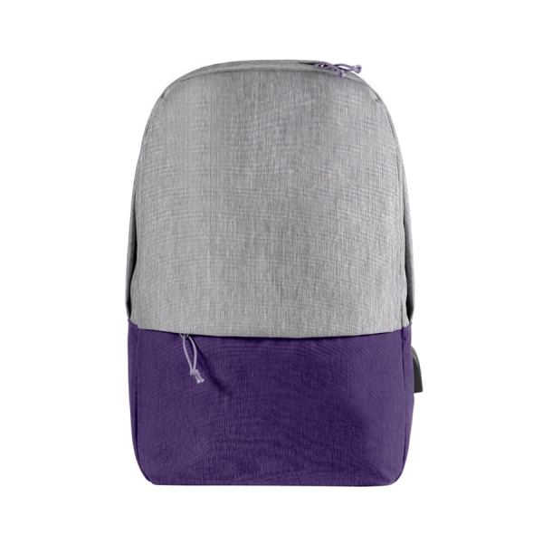 Рюкзак "Beam", серый/оранжевый, 44х30х10 см, ткань верха: 100% полиамид, подкладка: 100% полиэстер