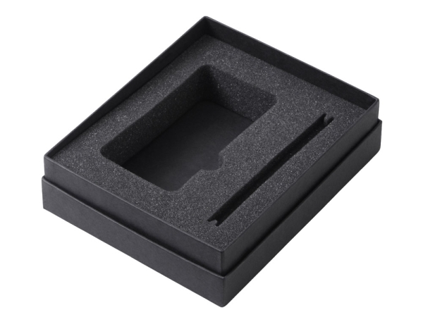 Подарочный набор c ручкой и повербанком 5000 mAh, серый