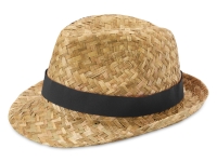 Pricus соломенная шляпа - сплошной черный / Натуральный Pricus соломенная шляпа - сплошной черный / Натуральный