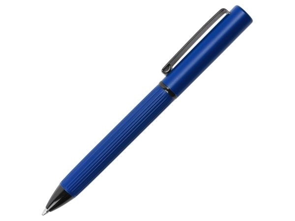 Набор блокнот в гибкой обложке А5 и металлическая шариковая ручка "Nabokov", синий