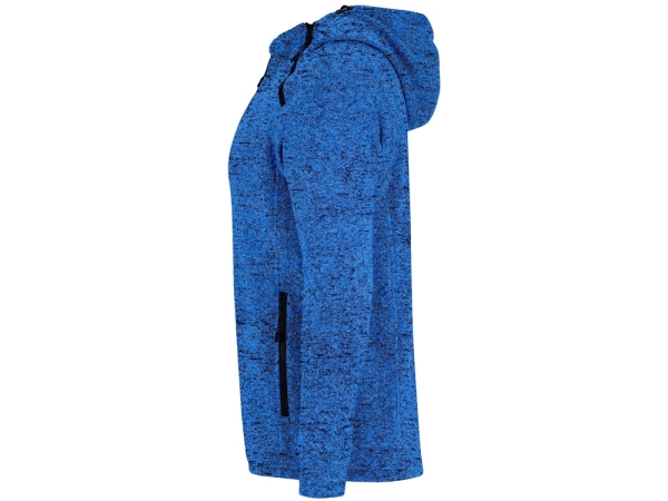 Толстовка на молнии "Everest", меланжевый королевский синий