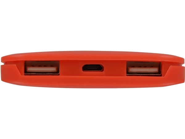 Портативное беспроводное зарядное устройство «Impulse», 4000 mAh, красный