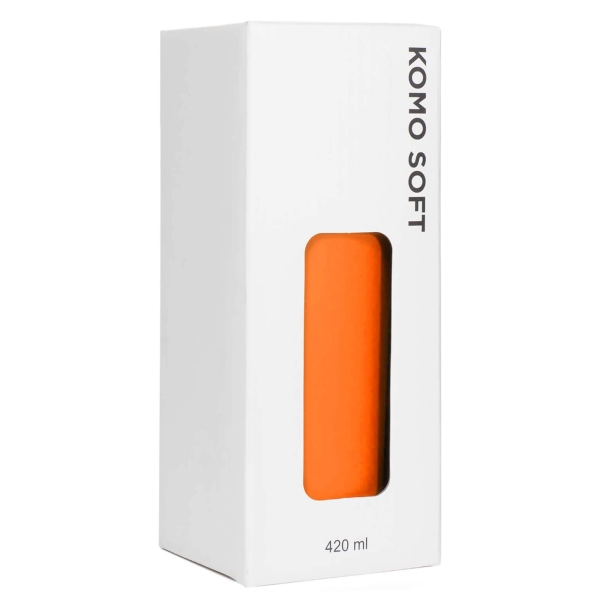 Термокружка KOMO SOFT COLOR 420мл. Оранжевая 6060.05