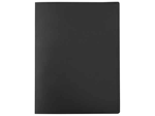 Папка пластиковая с 2 кольцами, черный