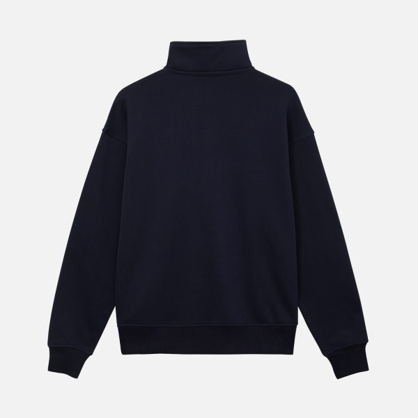 Толстовка на молнии унисекс Флоу (Flow), темно-синяя, размер 5XL/6XL