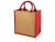 Сумка подарочная "Chennai", натуральный/красный