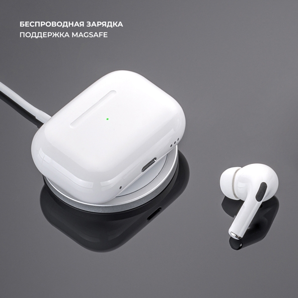 Беспроводные наушники с микрофоном Air Pro 2 ANC, TWS, BT 5.3, 300 мАч, ANC, QI, белый, Deppa