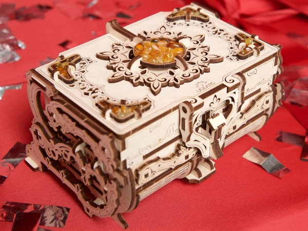 3D-ПАЗЛ UGEARS Янтарная шкатулка