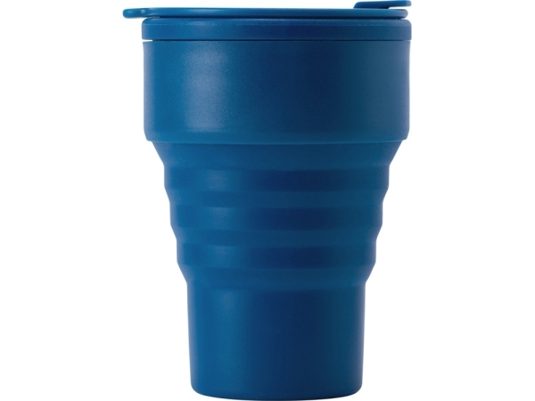 Силиконовый складной стакан "GoCup", индиго