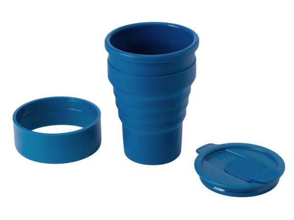 Силиконовый складной стакан "GoCup", индиго