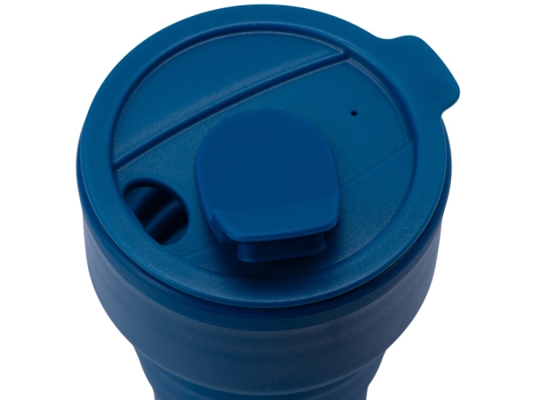 Силиконовый складной стакан "GoCup", индиго