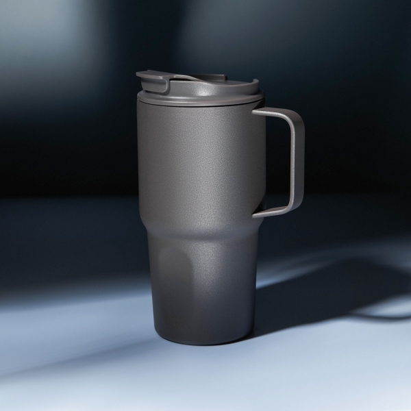 Термокружка вакуумная Aventura, серая