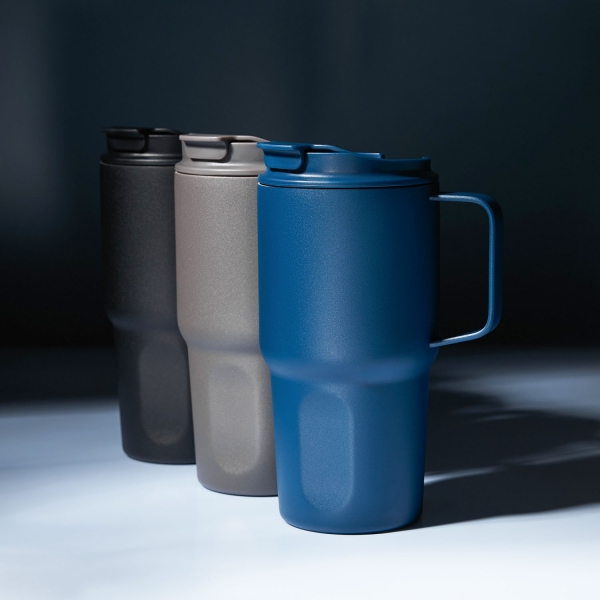 Термокружка вакуумная Aventura, серая