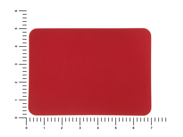 ПАТЧ ПРЯМОУГОЛНЫЙ soft-touch (красный) 5,0 х 7,0 см