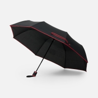 Зонт складной Edgeline, красный