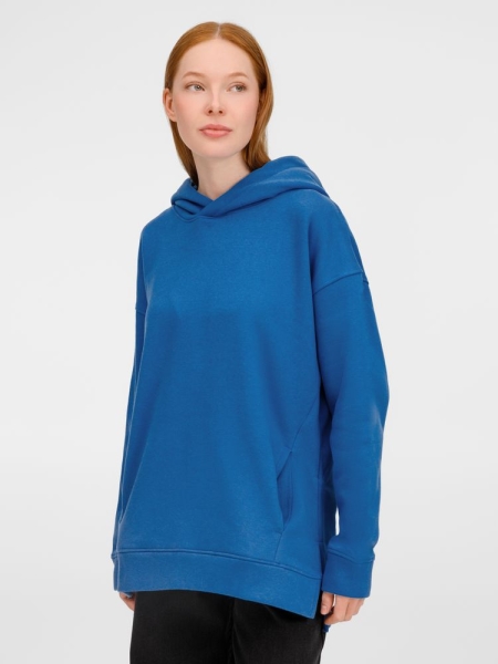 Худи оверсайз унисекс Tolla, синее (джинс)