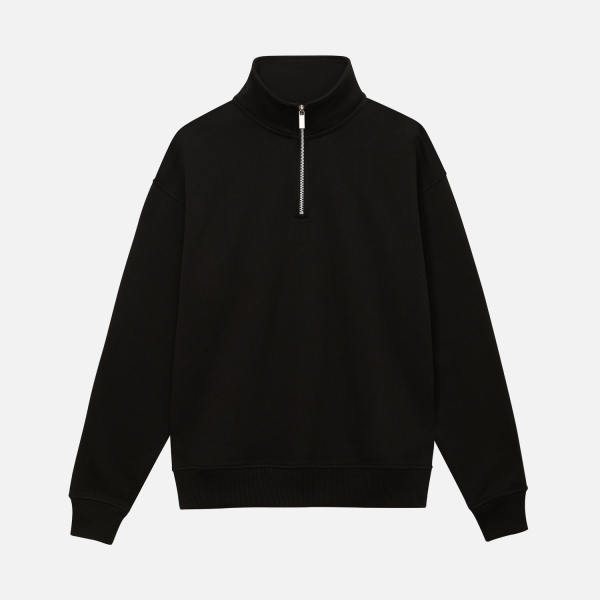 Толстовка на молнии унисекс Флоу (Flow), черная, размер 5XL/6XL