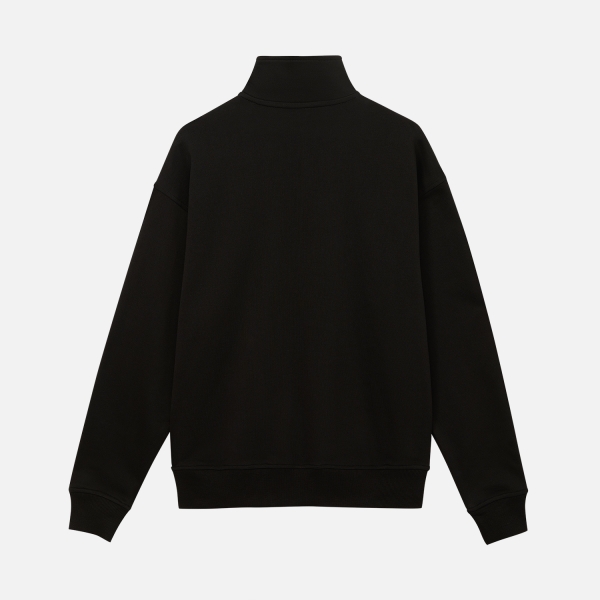 Толстовка на молнии унисекс Флоу (Flow), черная, размер 5XL/6XL