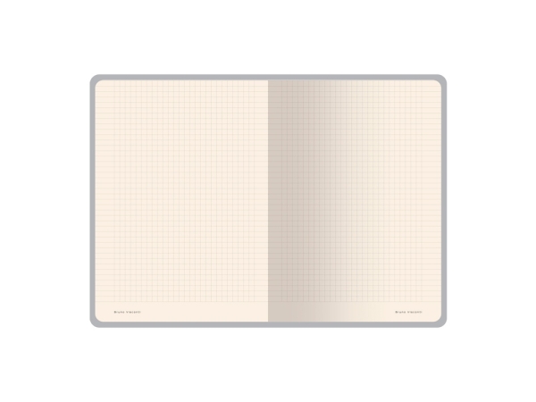 Бизнес тетрадь А5 "Megapolis flex" 60 л. soft touch клетка, синий