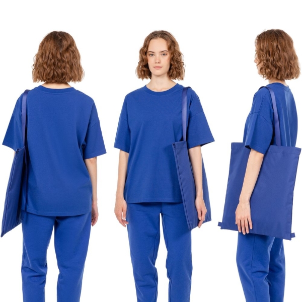 Шопер B3, синий с синими ручками