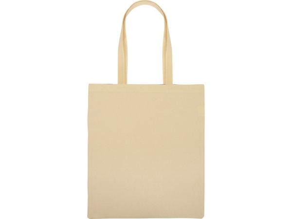 Сумка для шопинга Twin двухцветная из хлопка, 180 г/м2, синий/натуральный