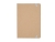 Блокнот А5 ESTELA с контрастной резинкой, бежевый/белый