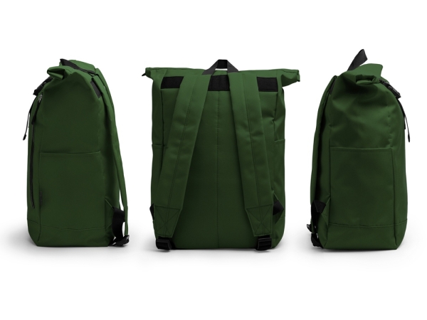 Рюкзак из RPET полиэстера DRONTE, темно-зеленый