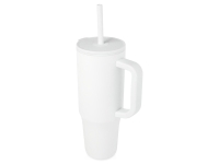 Brady термостакан с силиконовой трубочкой, 900 мл, сертифицированный согласно RCS- Белый Brady термостакан с силиконовой трубочкой, 900 мл, сертифицированный согласно RCS- Белый