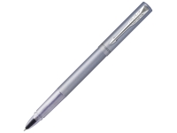 Ручка-роллер Parker Vector XL Silver Blue CT, цвет чернил black, стержень: F, в подарочной упаковке. Ручка-роллер Parker Vector XL Silver Blue CT, цвет чернил black, стержень: F, в подарочной упаковке.