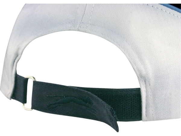 Бейсболка Draw 6-ти панельная, темно-синий/белый