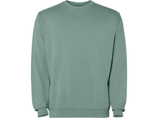 Свитшот «Jaya» унисекс, сине-зеленый выстиранный