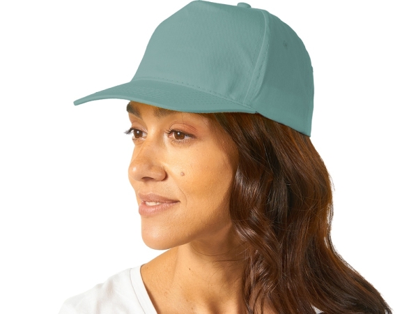 Бейсболка "Memphis" 5-ти панельная 165 гр, припылено-бирюзовый