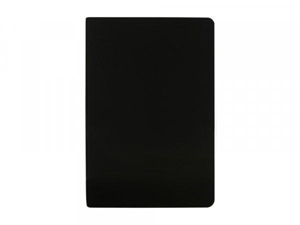 Бизнес тетрадь А5 "Megapolis flex" 60 л. soft touch клетка, черный