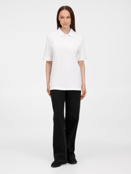 Рубашка поло унисекс Upswing, белая