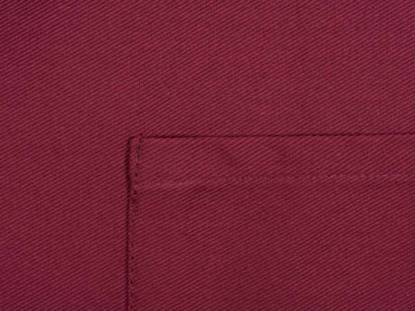 Хлопковый фартук Delight с карманом и регулируемыми завязками, бургунди