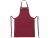Хлопковый фартук Delight с карманом и регулируемыми завязками, бургунди
