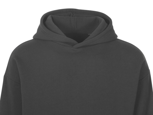 Толстовка с капюшоном оверсайз «Berlin» унисекс, темно-серый