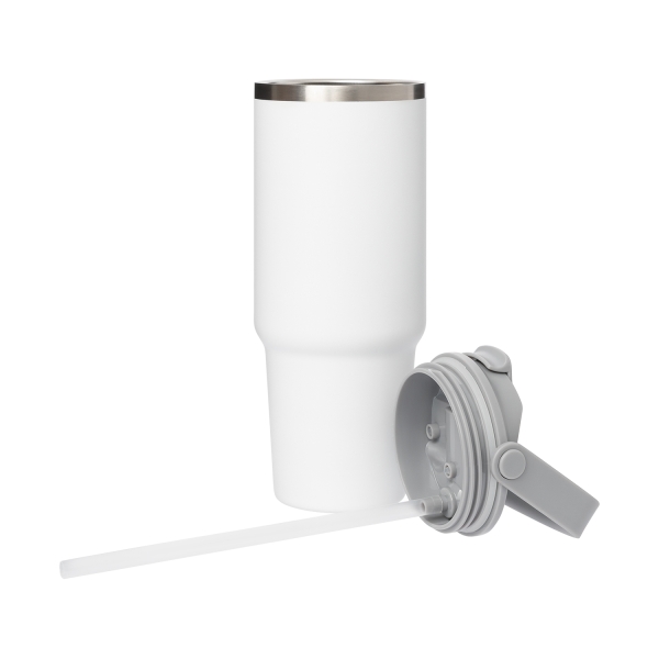 Термокружка вакуумная Montana, белая