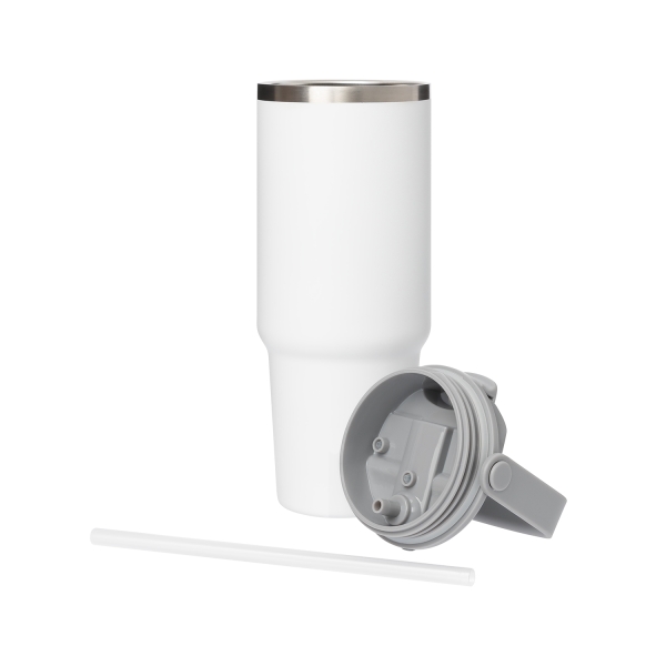 Термокружка вакуумная Montana, белая