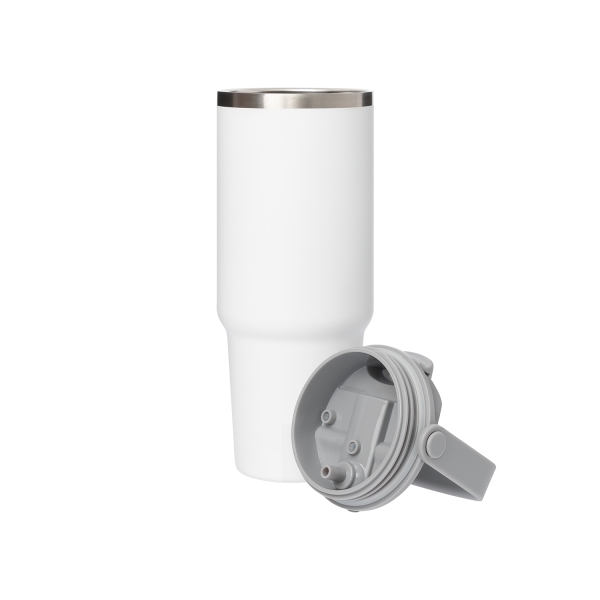 Термокружка вакуумная Montana, белая