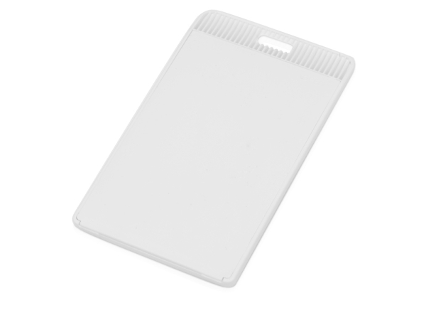 Бейдж Show mini Vert 67*110 мм (внут.размер  54*85 мм), белый