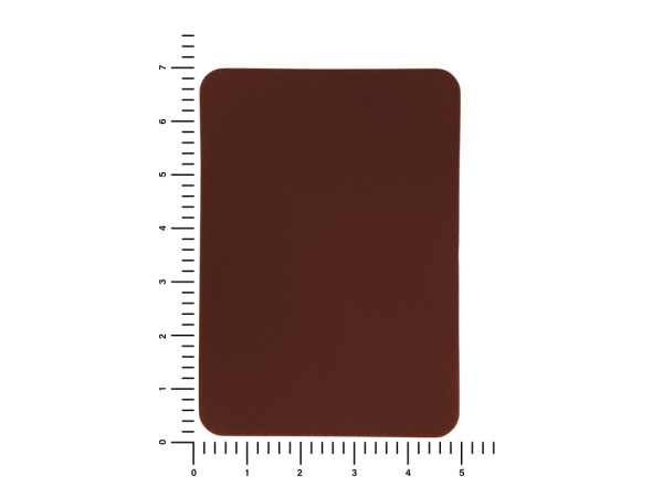 ПАТЧ ПРЯМОУГОЛНЫЙ nubuk (коричневый ) 5,0 х 7,0 см