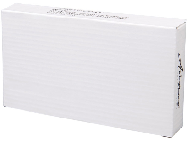 Алюминиевое портативное зарядное устройство Plate 8000 мА∙ч, черный