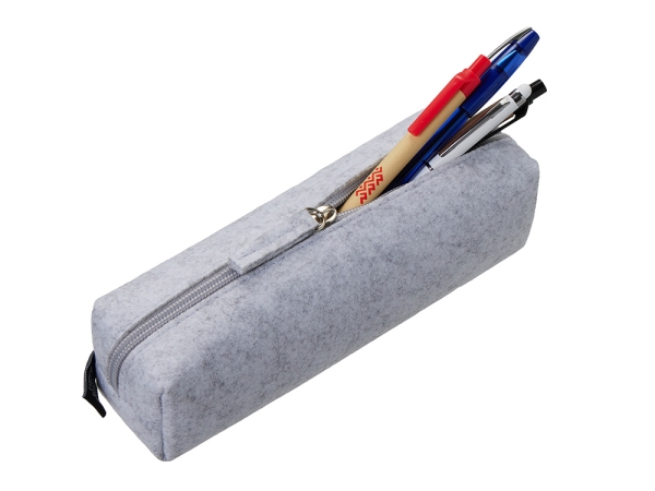 Пенал "Felt" из RPET-фетра, светло-серый
