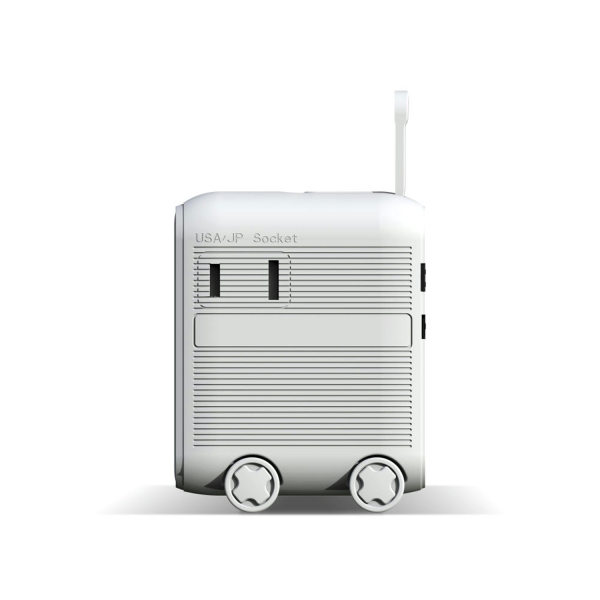 Универсальный адаптер Xoopar Luggie со встроенными вилками типов EU, UK, US и AUS