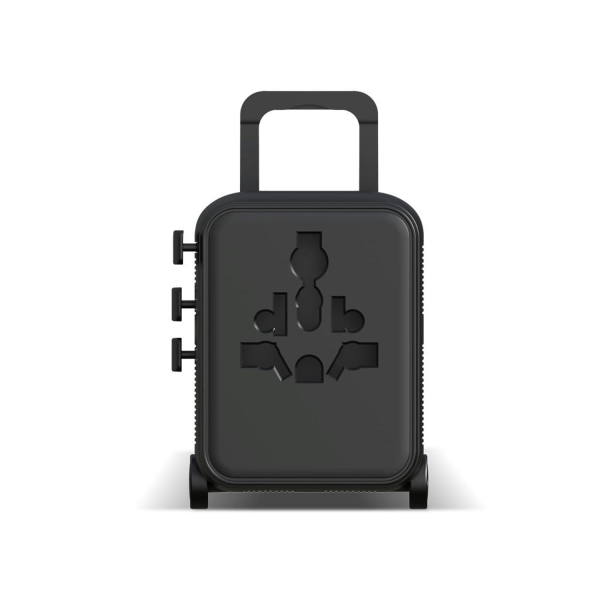 Универсальный адаптер Xoopar Luggie со встроенными вилками типов EU, UK, US и AUS