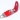 USB-флешка на 64 ГБ в виде брелка, красный