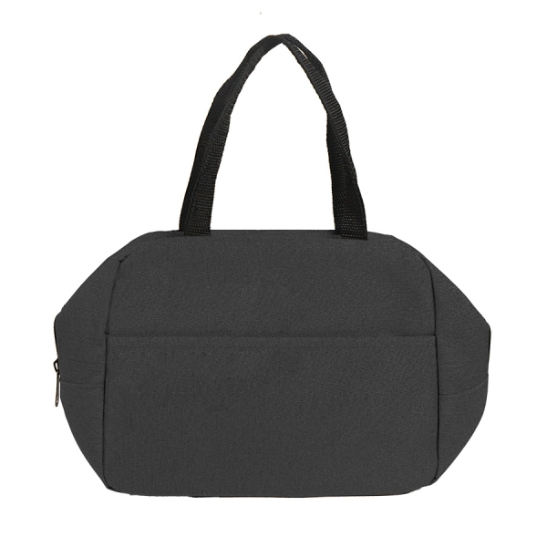 Термосумка "EAT", серый меланж, 24 x 21 x 12 см, полиэстер 300D