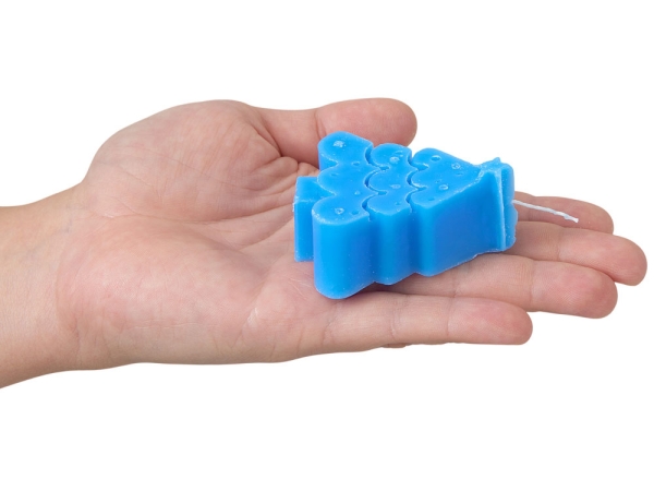 Свеча "Елочка", синий