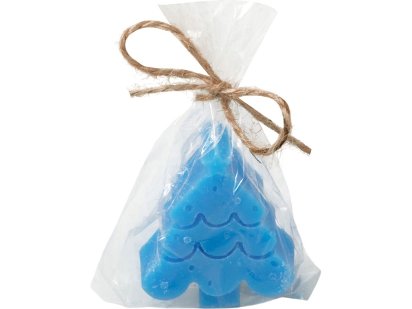 Свеча "Елочка", синий